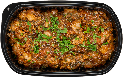 Chicken chakhohbili (Georgian ragout)