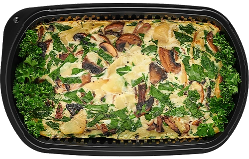 Frittata with mushrooms