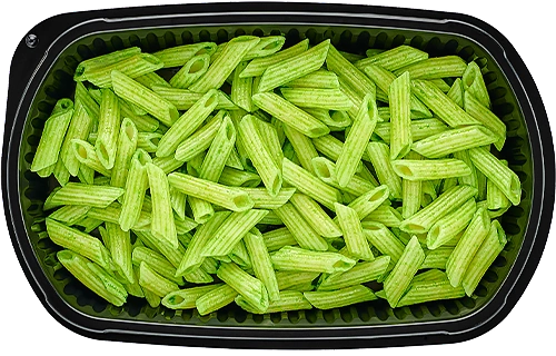 Penne with the spinach dressing