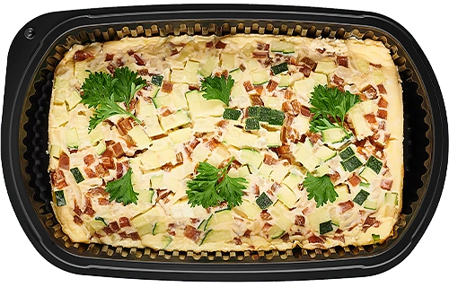 Scrambled eggs with vegetables