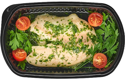 Tilapia fillet with cherry tomatoes salsa