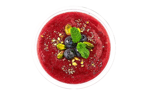 Apple blueberry chia pudding