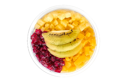 Tropical oat pudding