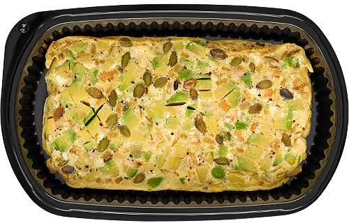 Scrambled eggs with pumpkin seeds