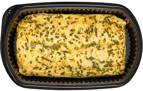 Scrambled eggs with orange zest and ricotta